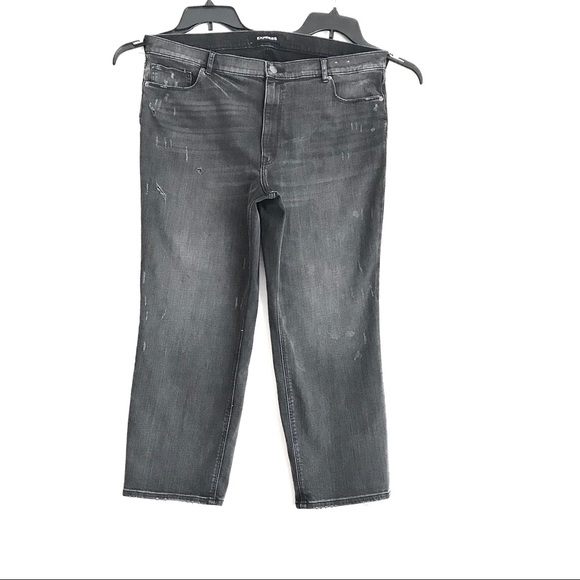 Express Denim - EXPRESS stretch straight ankle jeans sz 18 like N